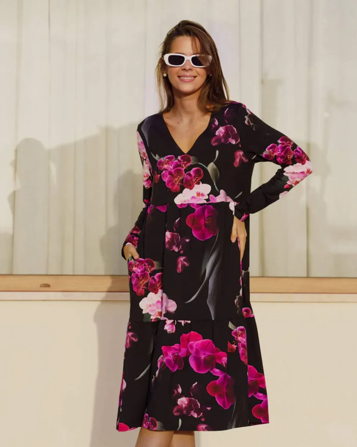 Hameet & Mekot>Nakoa Amelie Dress kerrosmekko - Orchid