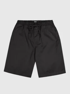 Housut & Shortsit|Shortsit>R-Collection Anorakkishortsit - Musta