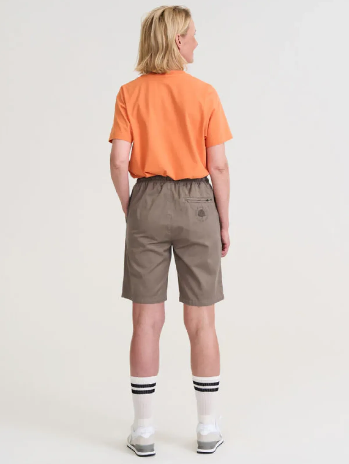 Housut & Shortsit|Shortsit>R-Collection Anorakkishortsit - Taupe