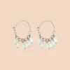 Avaimenperät|Korut>KAIKO Athena Earrings - White