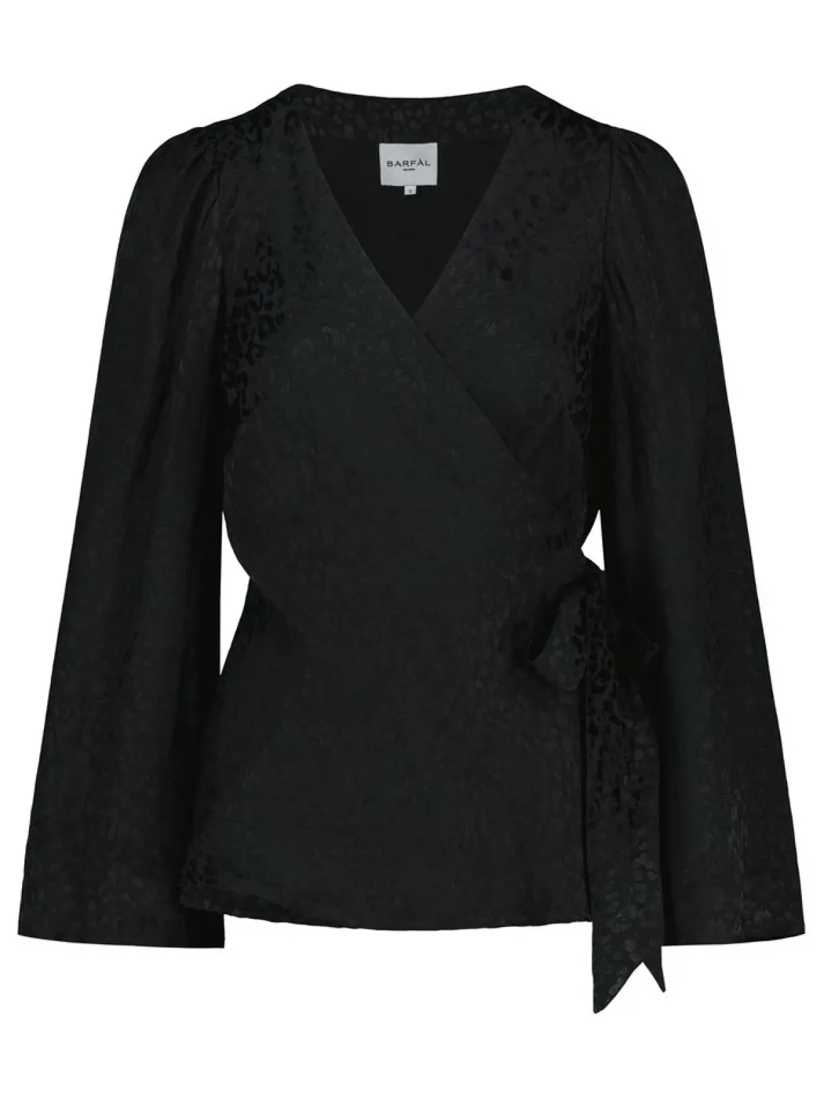 Paidat>Barfàl Black Leo Wrap Blouse