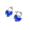 Avaimenperät|Korut>Never Too Lake Blooming Sorbet Blue Sapphire 925 Silver - korvakorut