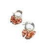 Avaimenperät|Korut>Never Too Lake Blooming Sorbet Cranberry 925 Silver - korvakorut