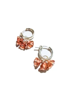 Avaimenperät|Korut>Never Too Lake Blooming Sorbet Cranberry 925 Silver - korvakorut