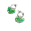 Avaimenperät|Korut>Never Too Lake Blooming Sorbet Sour Apple 925 Silver - korvakorut