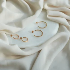Avaimenperät|Korut>LiLa Design Bubbel Hoop Golden hour