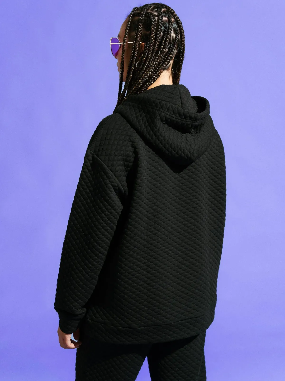 Paidat|Oloasut>Aarre Bubble Hooded Sweater - Black
