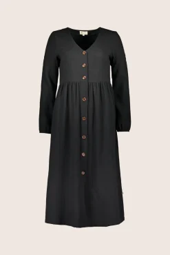 Hameet & Mekot>KAIKO Button Dress - Black