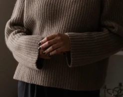 Paidat|Neuleet>Gauhar Cashmere Turtleneck Caramel