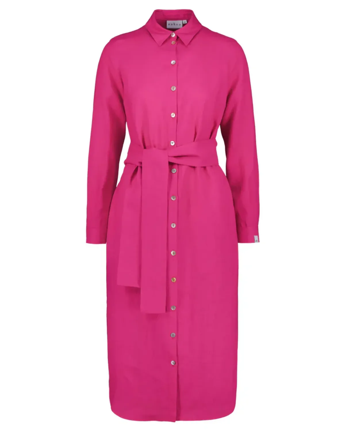 Hameet & Mekot>Nakoa Chloe Linen Dress - Candy Pink