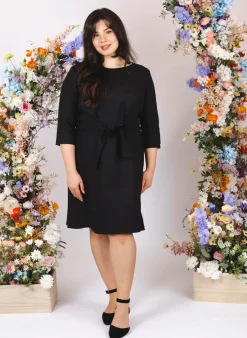 Hameet & Mekot>Nakoa Classic Linen Dress - Black