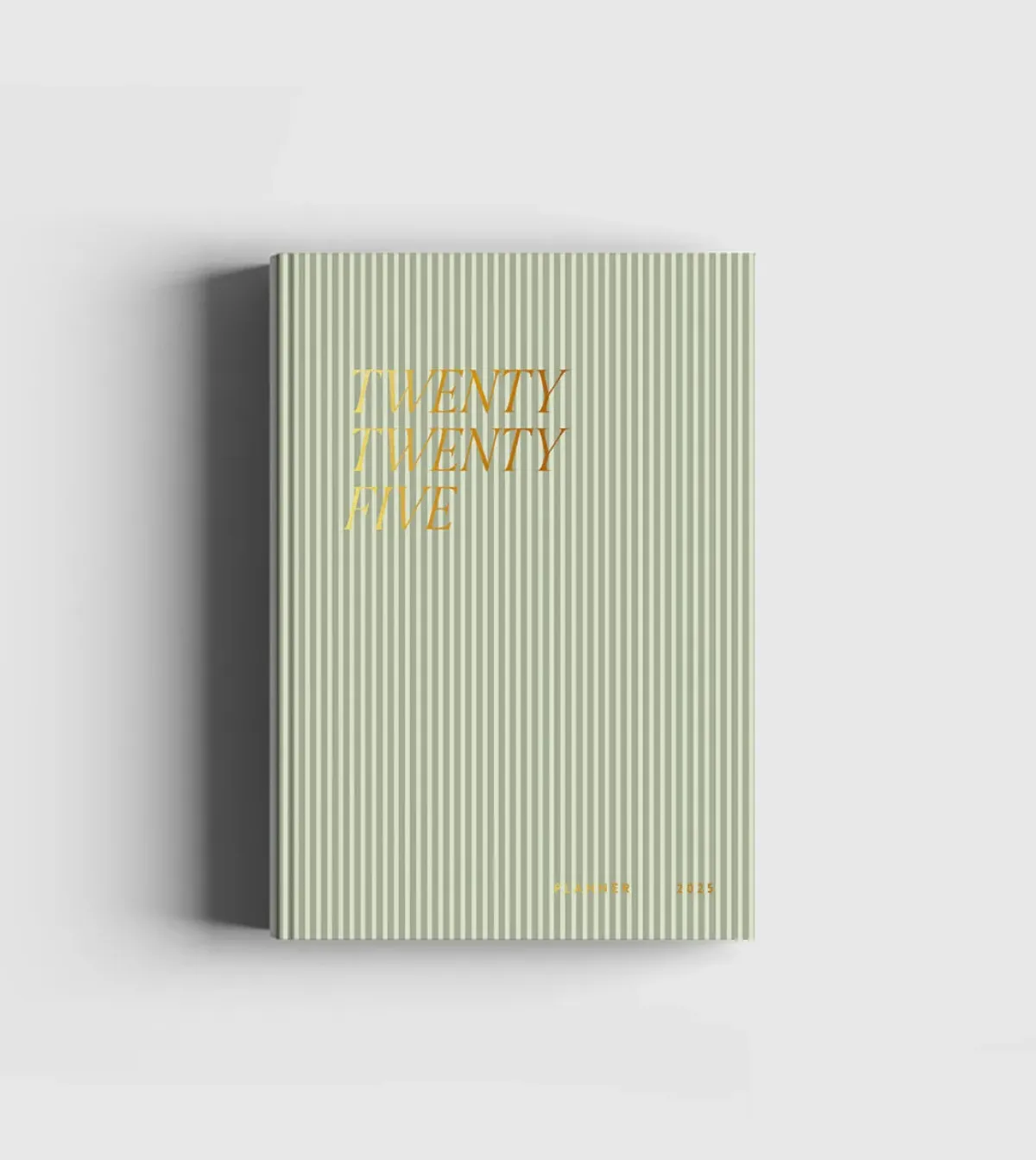 Muistikirjat & Kalenterit>Cozy Planner 2025 - Green Stripes