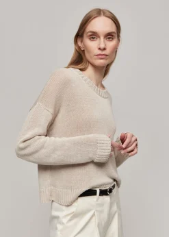 Paidat|Neuleet>Gauhar Crew Neck Linen Sand