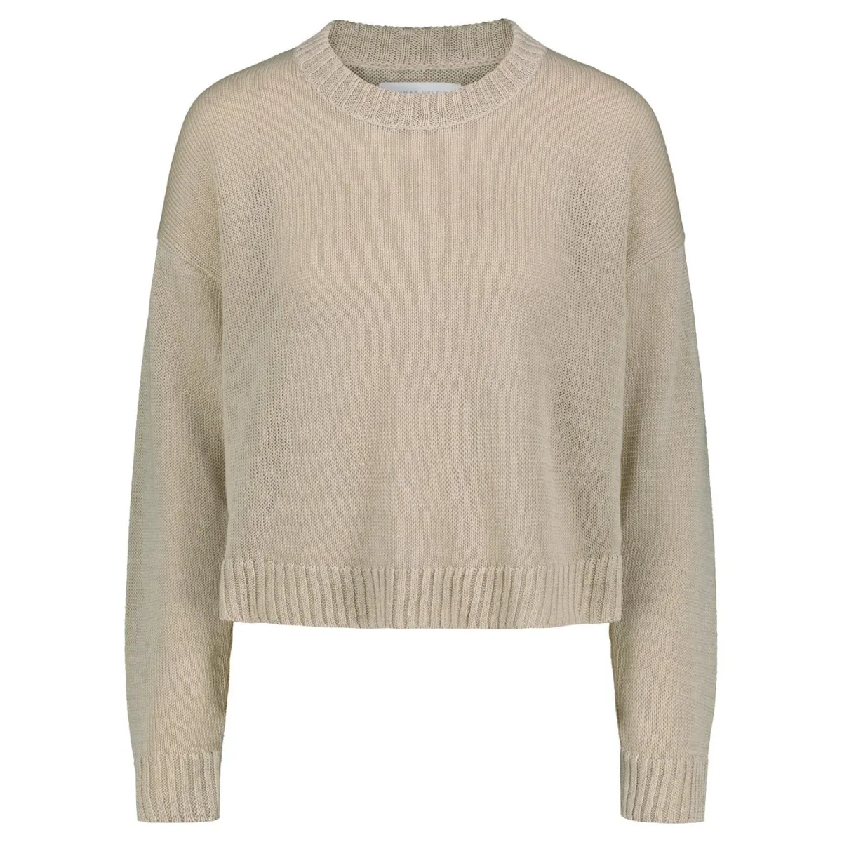 Paidat|Neuleet>Gauhar Crew Neck Linen Sand