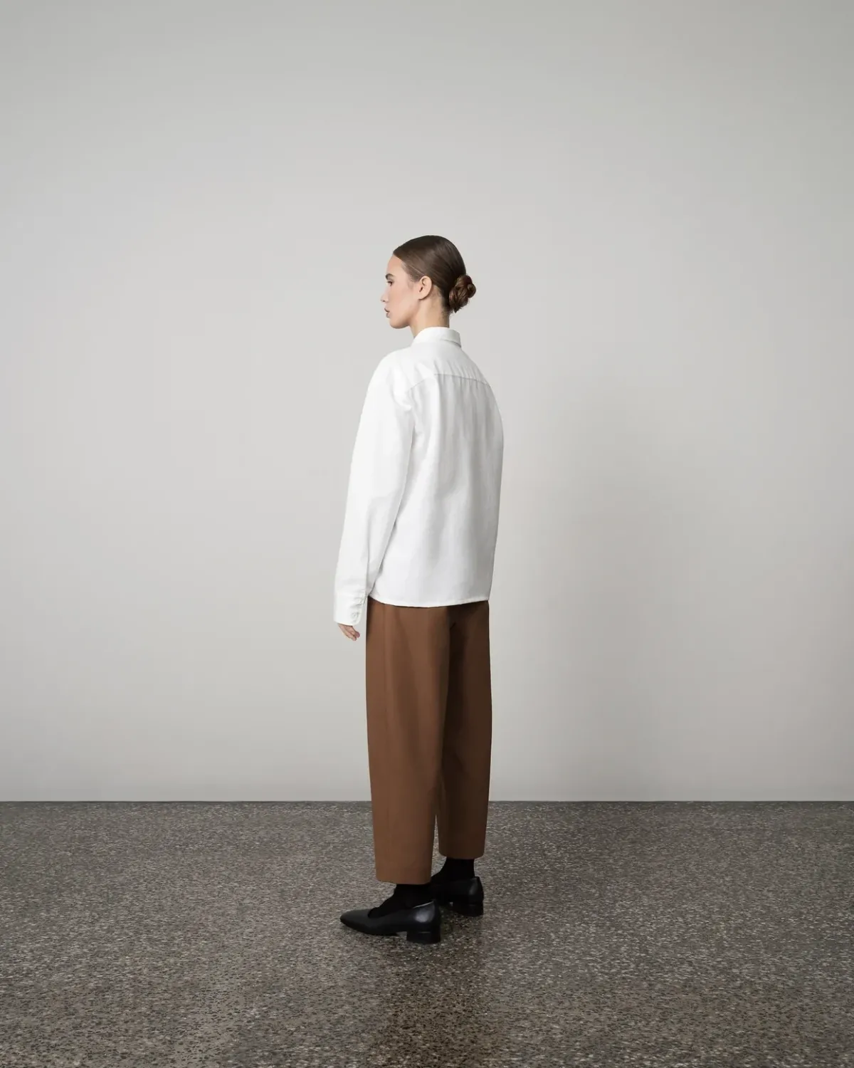 Paidat>ARCHETYPE Cropped Twill Shirt