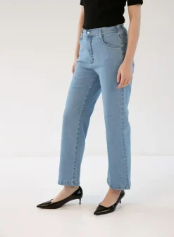 Housut>Gauhar Denim Wide Faded Blue