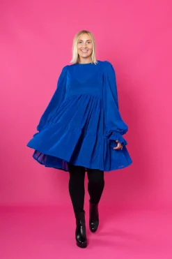 Hameet & Mekot>Miia Halmesmaa Dishy Dress - Glitter Sininen M/L