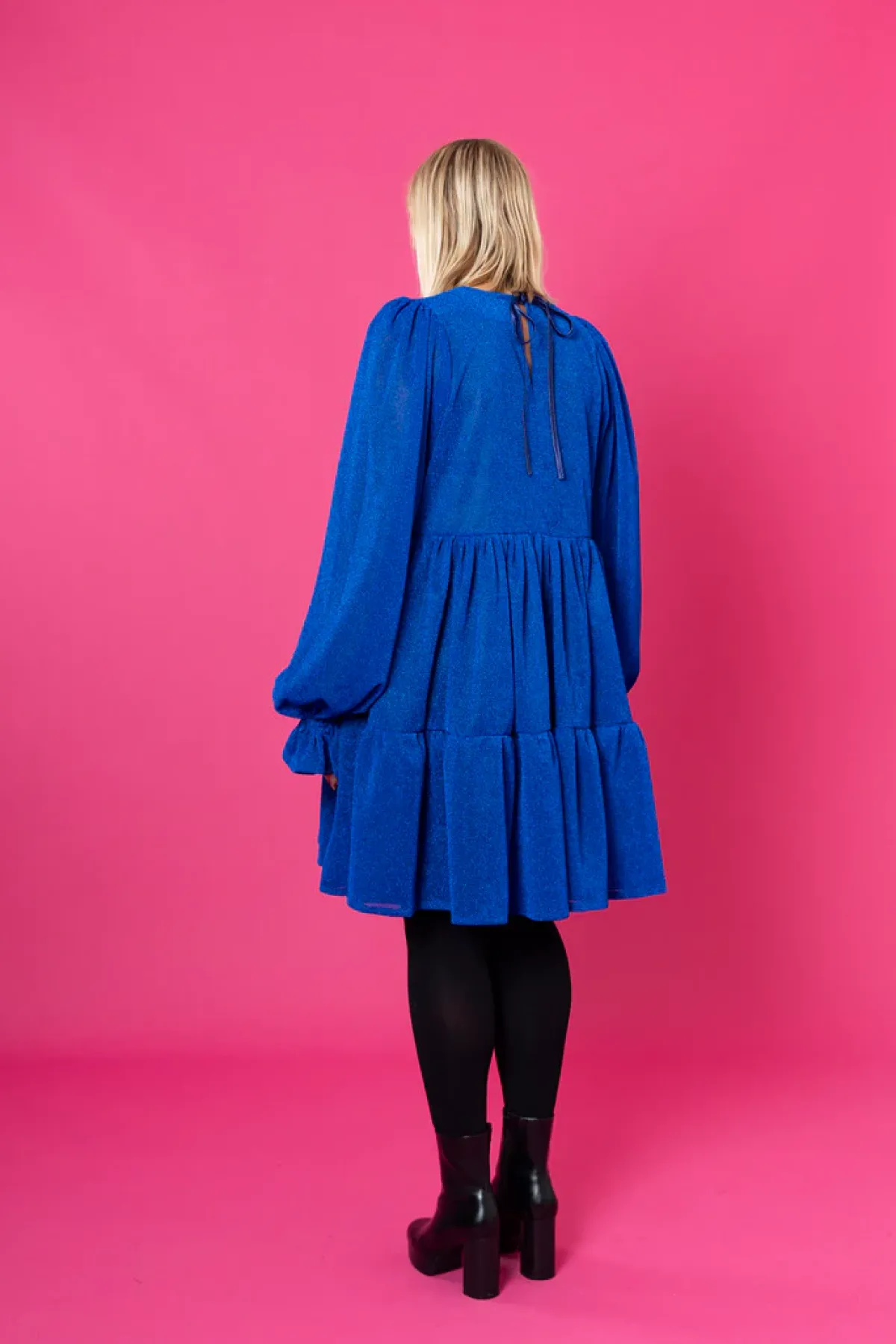 Hameet & Mekot>Miia Halmesmaa Dishy Dress - Glitter Sininen M/L