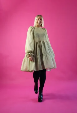 Hameet & Mekot>Miia Halmesmaa Dishy Dress - Glitter Valkokulta