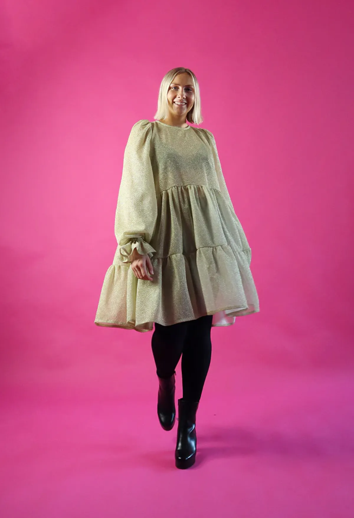 Hameet & Mekot>Miia Halmesmaa Dishy Dress - Glitter Valkokulta