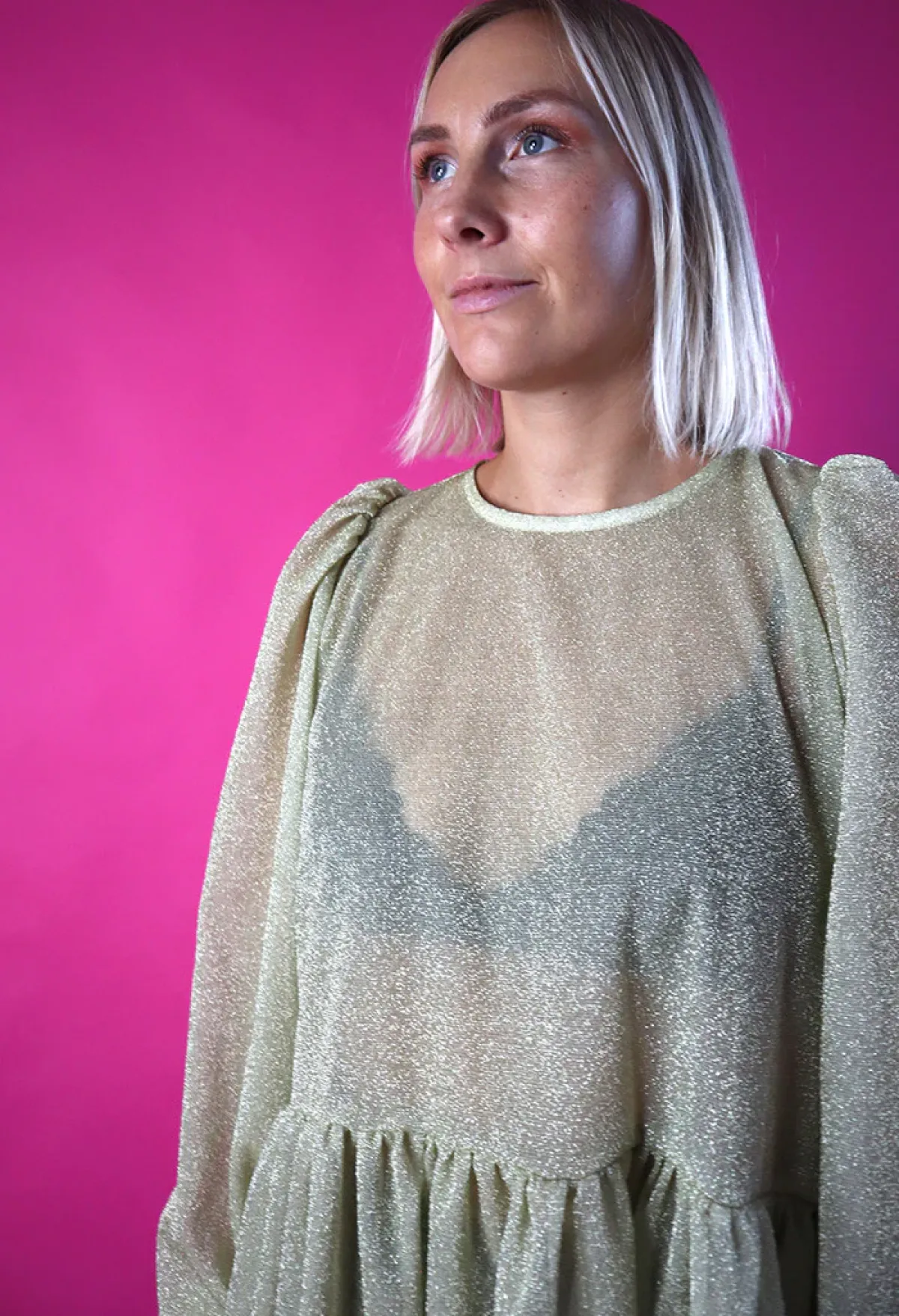 Hameet & Mekot>Miia Halmesmaa Dishy Dress - Glitter Valkokulta