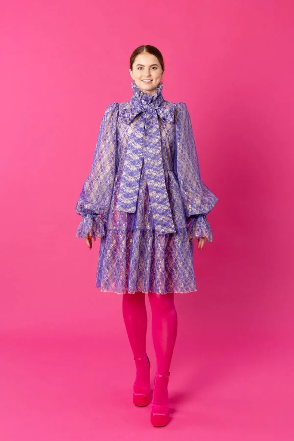 Hameet & Mekot>Miia Halmesmaa Dishy Dress - Lace Blue