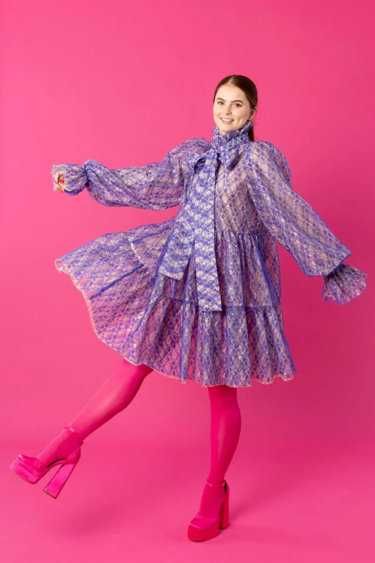 Hameet & Mekot>Miia Halmesmaa Dishy Dress - Lace Blue