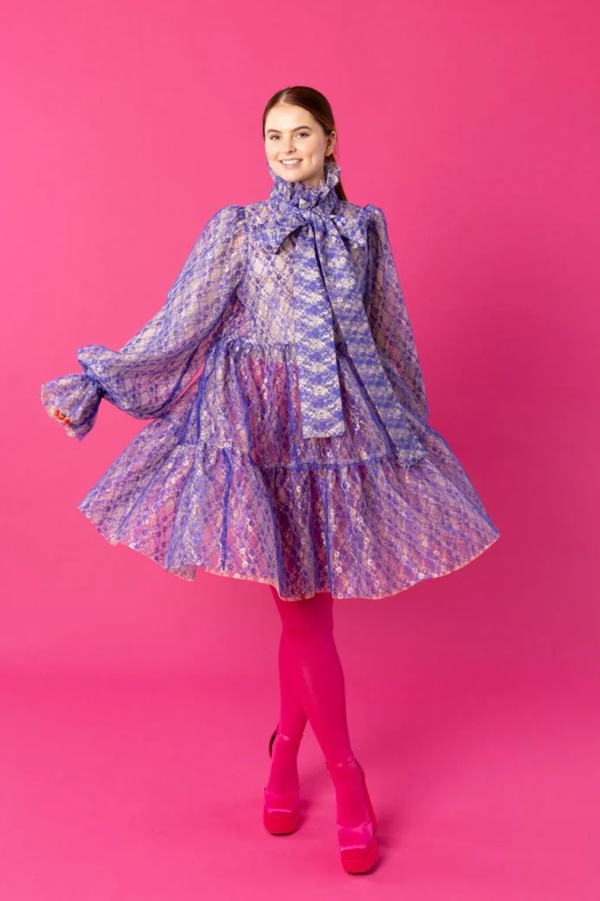Hameet & Mekot>Miia Halmesmaa Dishy Dress - Lace Blue