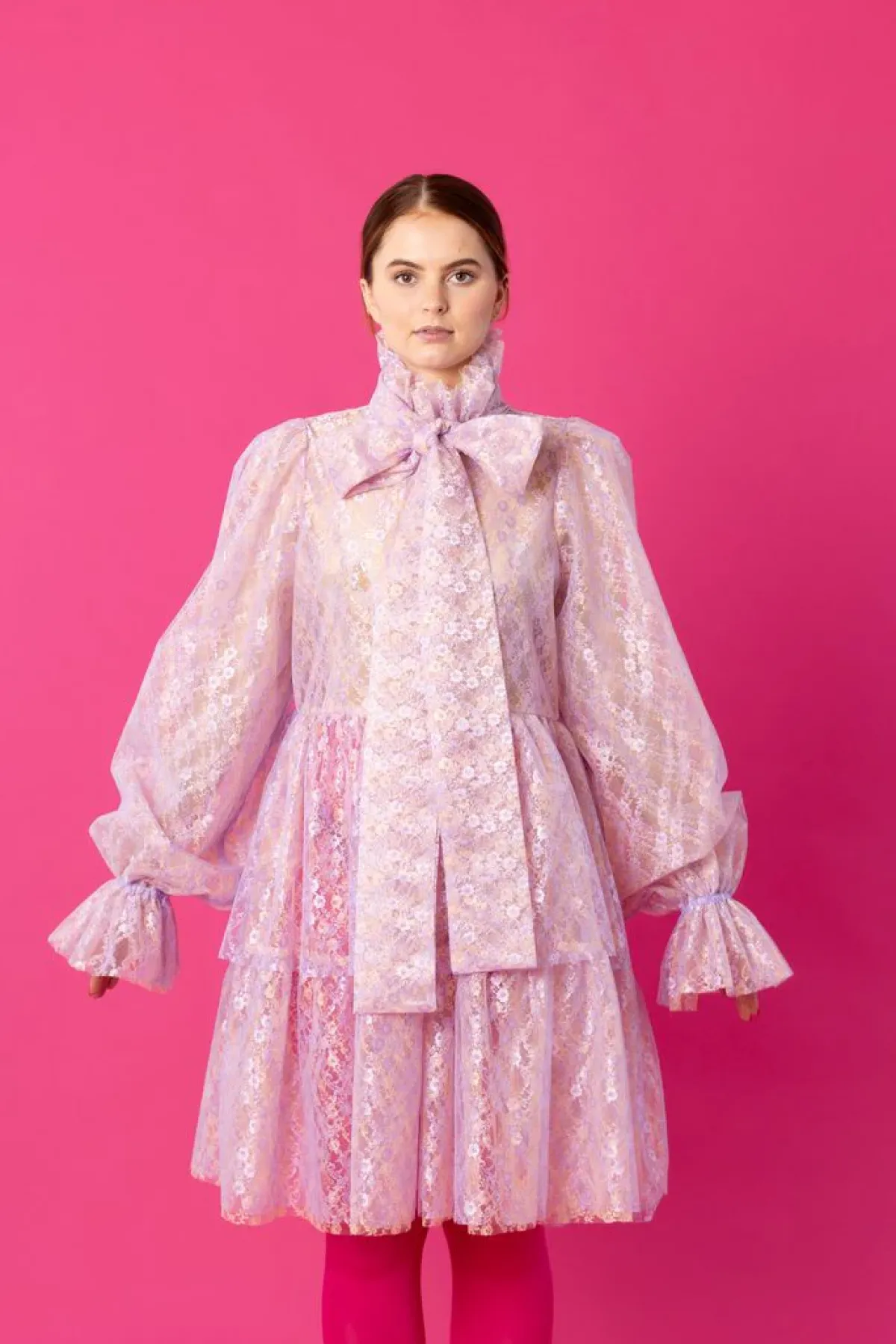 Hameet & Mekot>Miia Halmesmaa Dishy Dress - Lace Lavender
