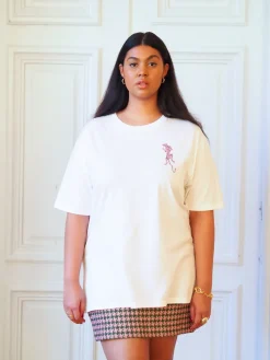 T-paidat|Paidat>Uhana Easy Tiger Oversize T-shirt - White