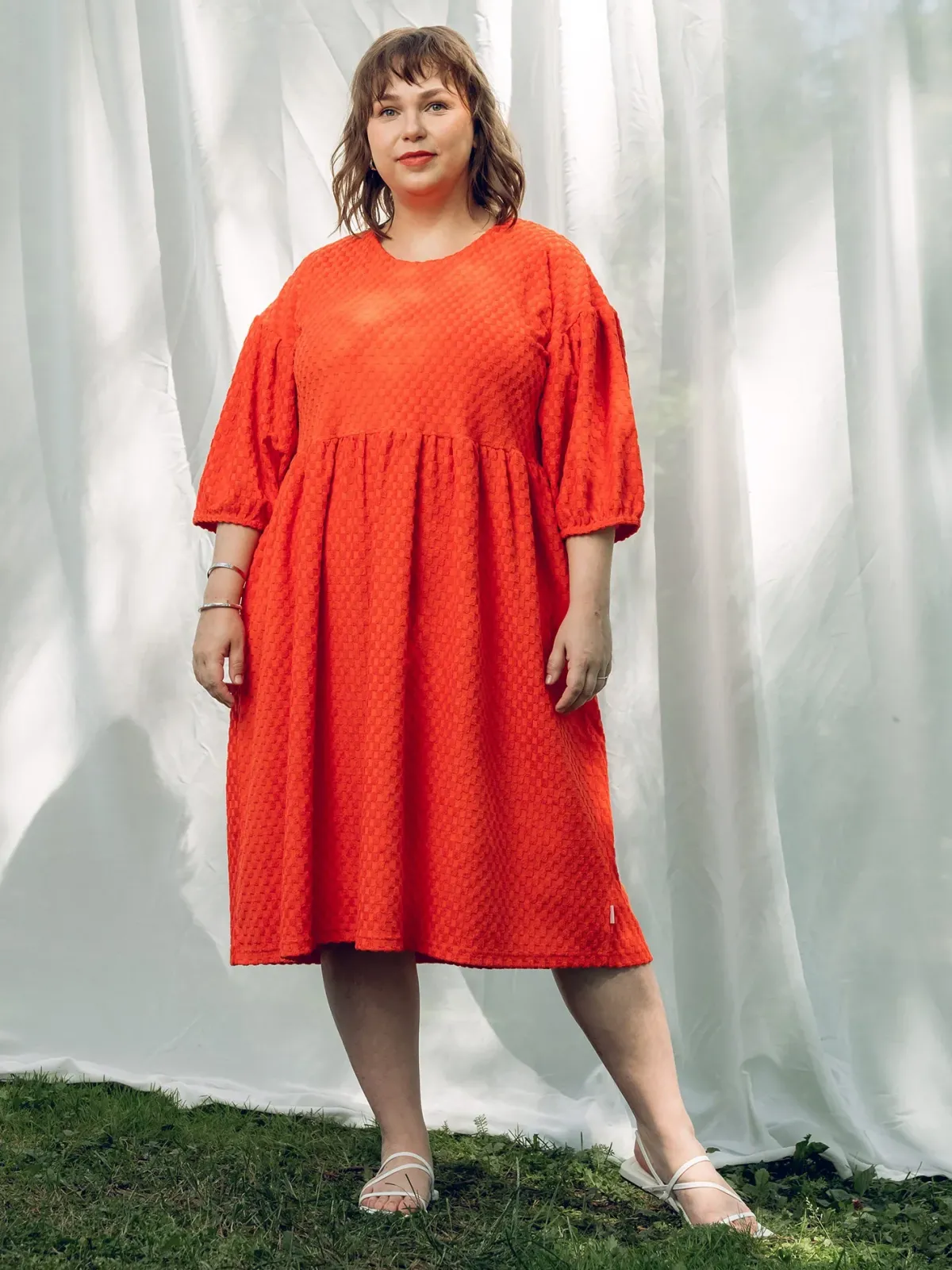 Hameet & Mekot>Aarre Elena Dress - Square Red