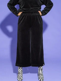 Housut>Aarre Emily Culottes - Corduroy Black