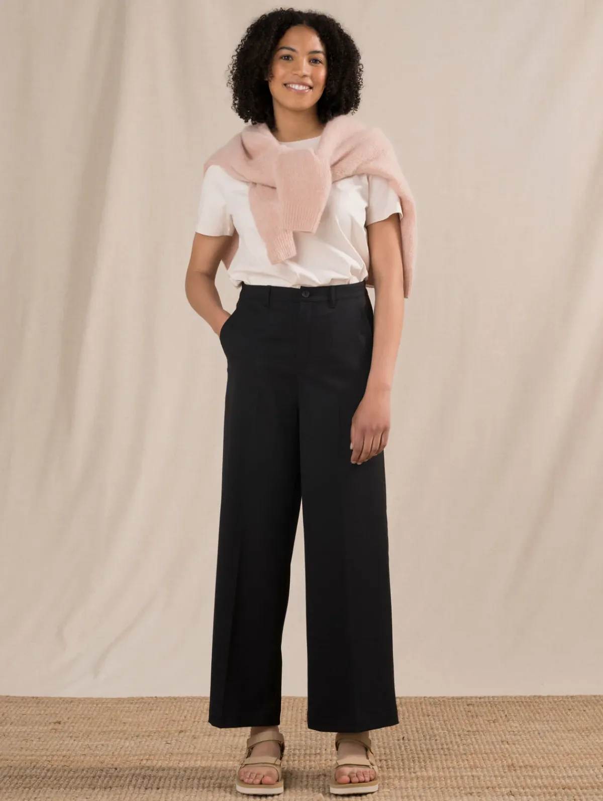 Löydöt|Housut>R-Collection Emma Villasekoitehousut - Musta XS