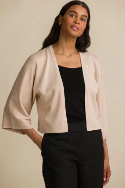 Takit>Voglia Florence Kimono Neuletakki - Hiekka