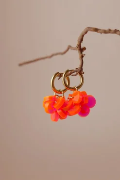 Avaimenperät|Korut>Butoni Design Flow Korvakorut - Neon Pinkki