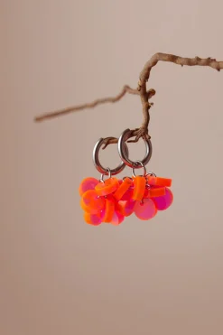 Avaimenperät|Korut>Butoni Design Flow Korvakorut - Neon Pinkki