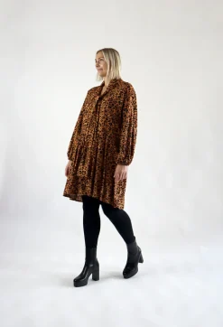 Hameet & Mekot>Miia Halmesmaa Flowy Dress - Leopardi