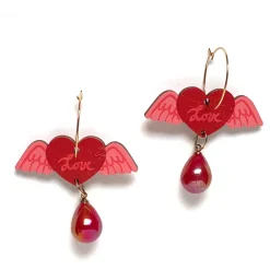 Avaimenperät|Korut>Crazy Granny Design Flying Heart