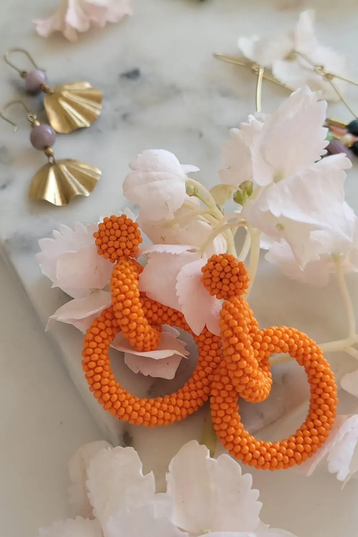 Avaimenperät|Korut>KAIKO Gia Earrings - Orange