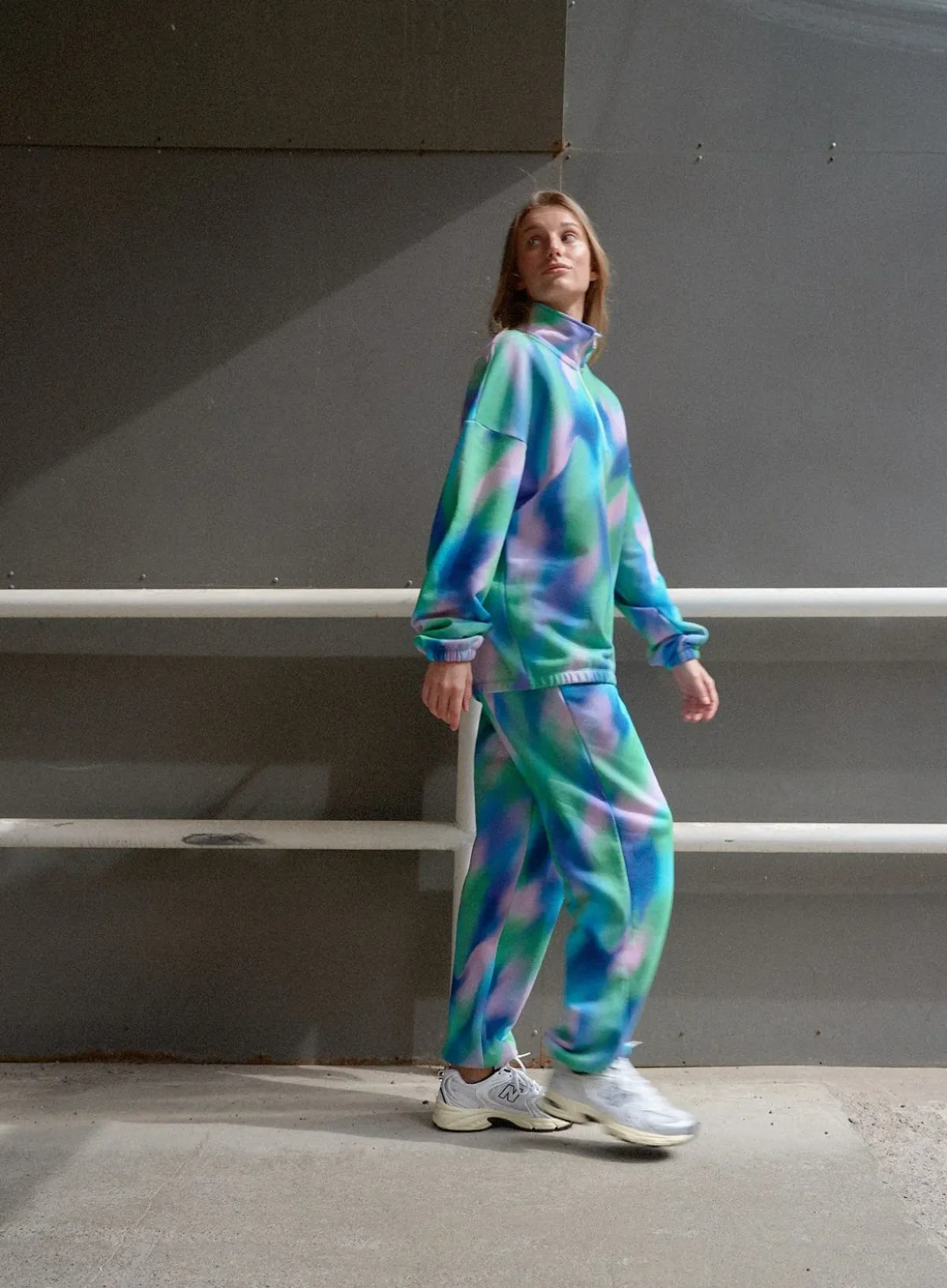 Paidat>Mainio Hazy Zip Sweatshirt - AOP