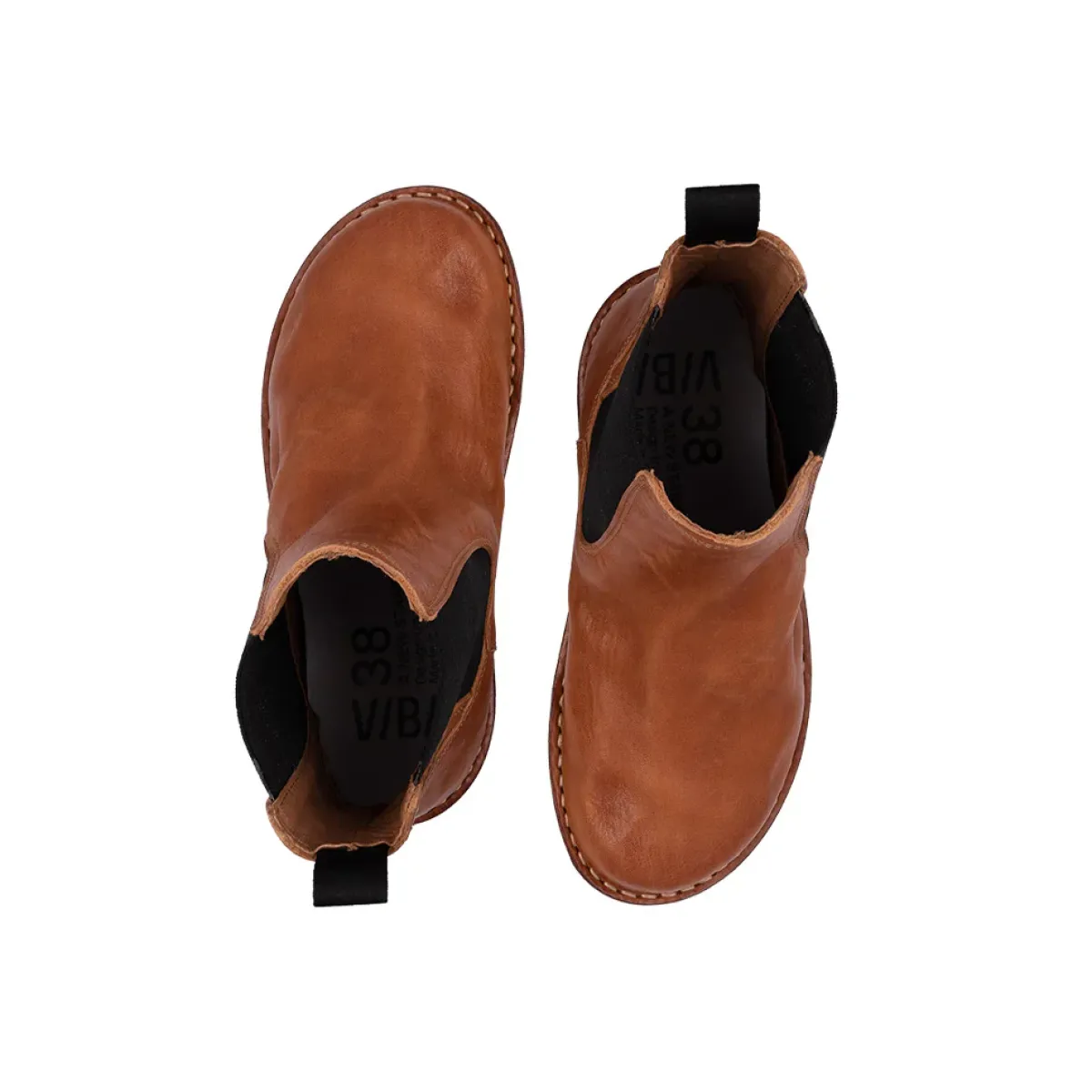 Kengät|Avaimenperät>VIBAe HELSINKI Leather Cognac Brown