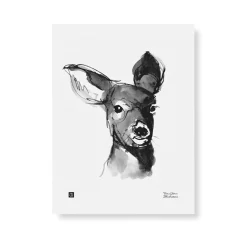 Julisteet/printit>Teemu Järvi Illustrations Hurmaava peura - juliste 30x40cm