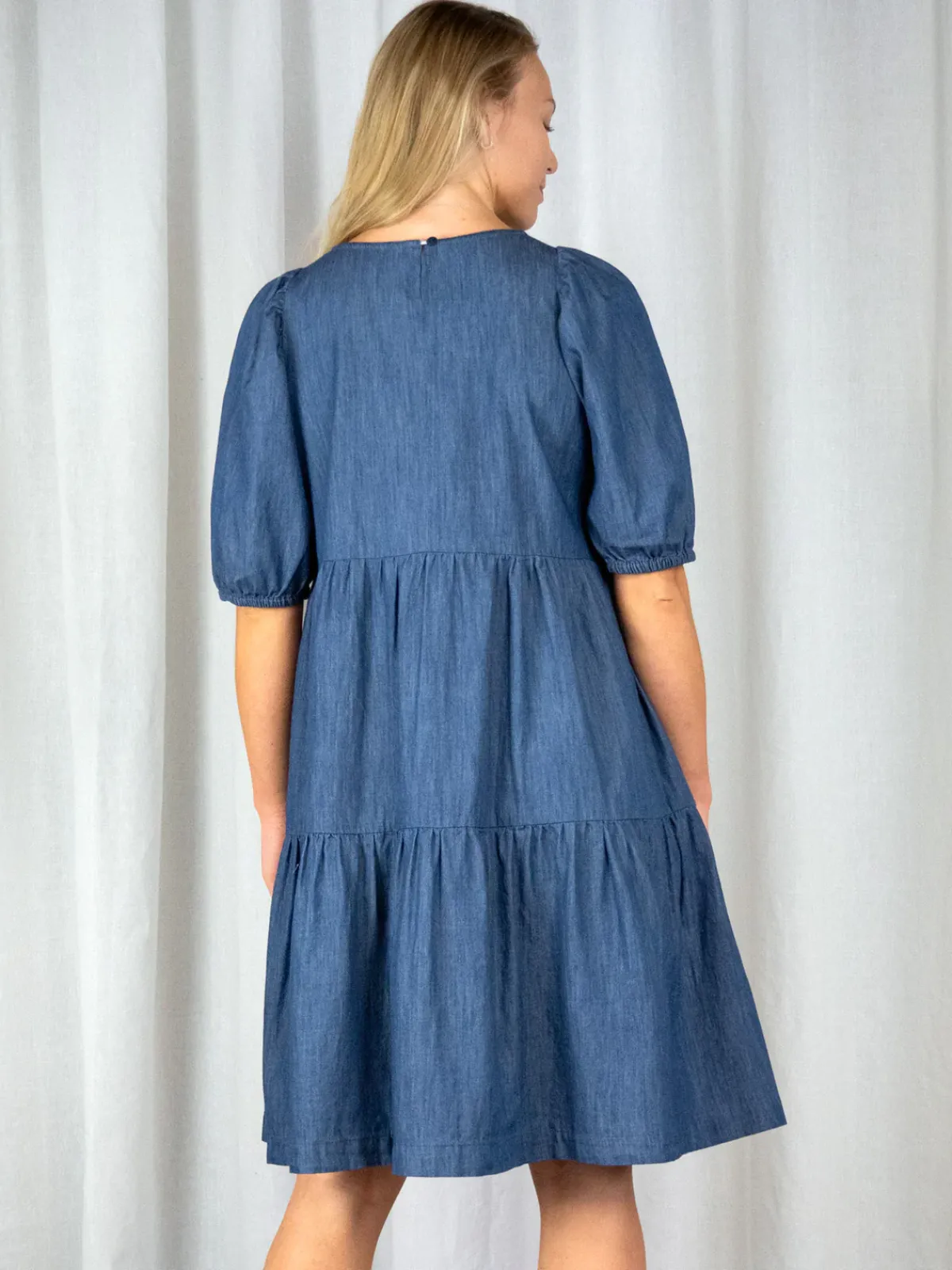 Hameet & Mekot>CUOSI IRENE Puuvillamekko - Denim