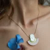 Avaimenperät|Korut>Butoni Design Kaari - kaulakoru vaaleanpunainen