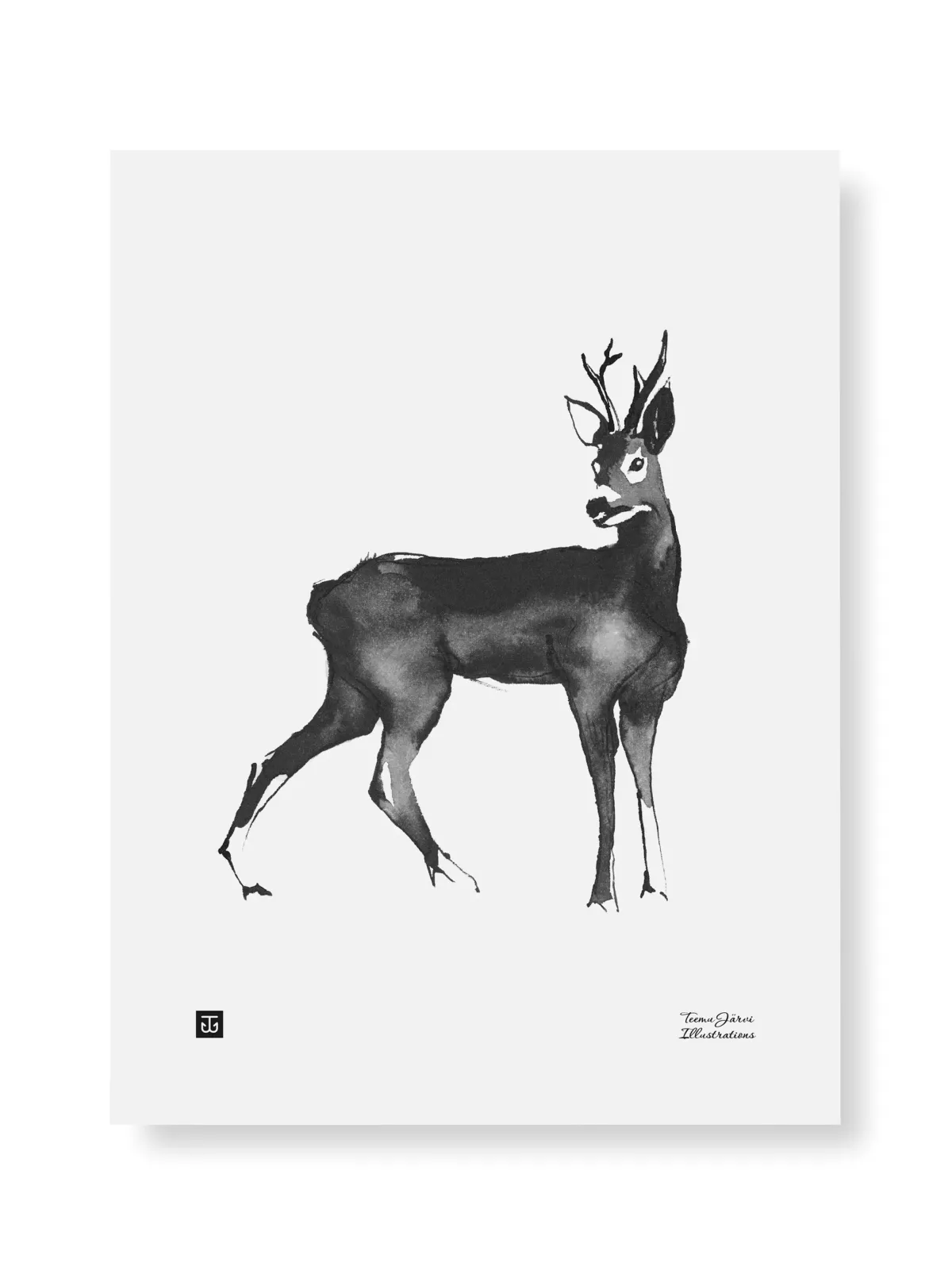 Julisteet/printit>Teemu Järvi Illustrations Kauris - juliste