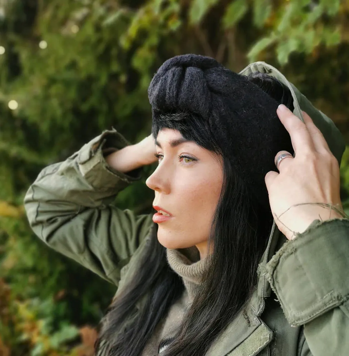 Löydöt|Avaimenperät>Woolberg Knot Headband - Black