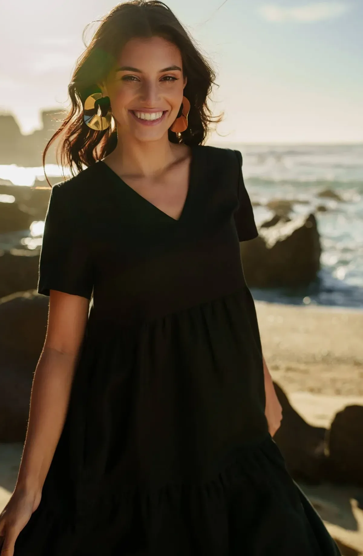 Hameet & Mekot>Nakoa Layered Dress - Black
