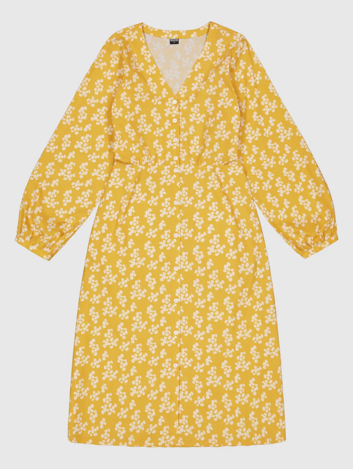 Löydöt|Hameet & Mekot>R-Collection Linda Printtimekko - Tangeriini Kukkaketo