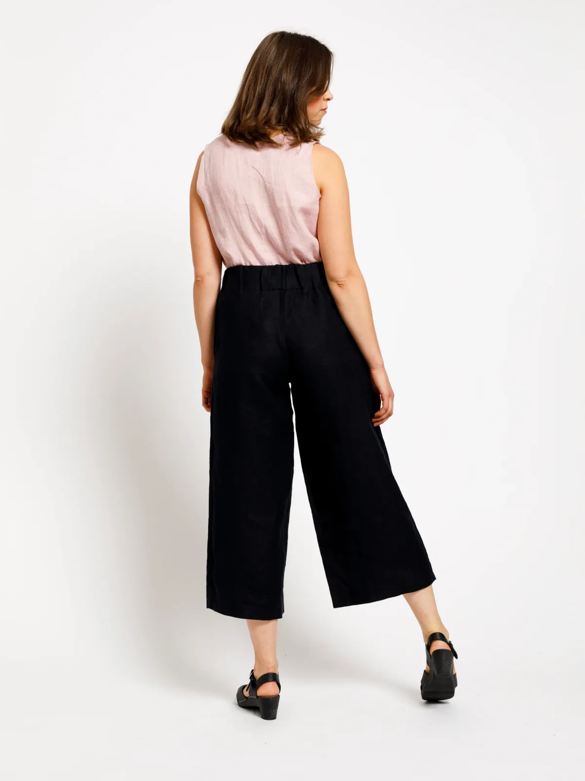 Housut>Nouki Linja Culottes - musta Tencel