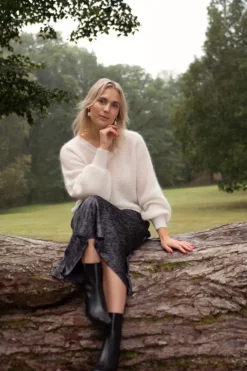 Löydöt|Neuleet>Voglia Livia Mohairneule - Luonnonvalkoinen